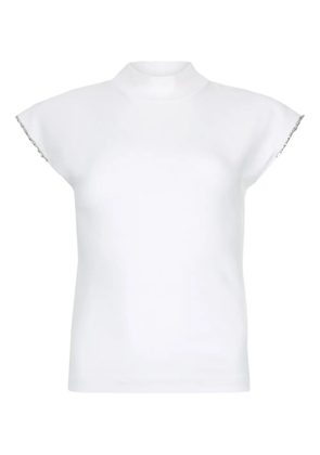 LIU JO rhinestone-embellished T-shirt - White