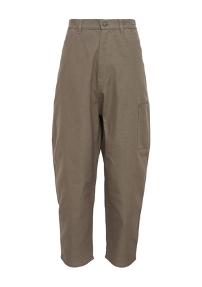 Diomene patch pocket trousers - Brown