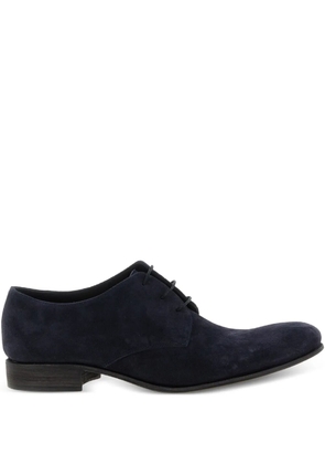 Julian lace-up suede derby shoes - Blue