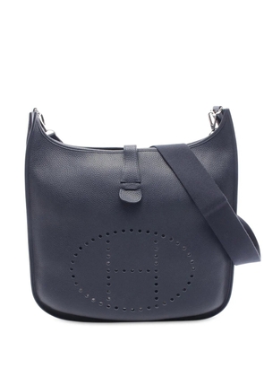 Hermès Pre-Owned 2018 Clemence Evelyne III TGM crossbody bag - Blue