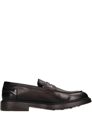 Doucal's panelled loafers - Brown