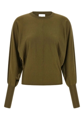 Nude dolman-sleeve crew-neck sweater - Green