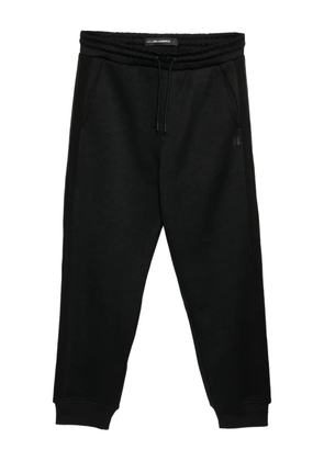 Karl Lagerfeld logo-embossed trousers - Black