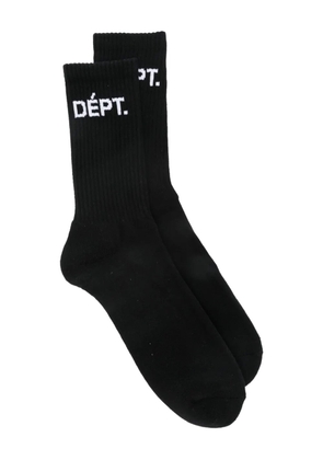 GALLERY DEPT. logo-embroidered socks - Black
