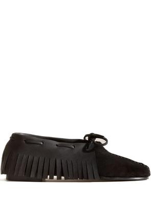 Hereu Tilla fringes loafers - Black