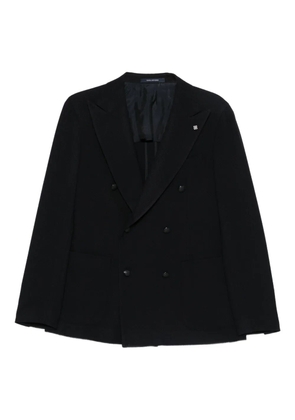 Tagliatore double-breasted wool jacket - Blue