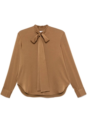 Alex Perry satin shirt - Brown