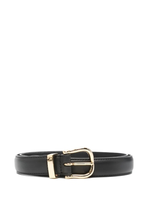 Nili Lotan Loiuse gold-tone buckle belt - Black