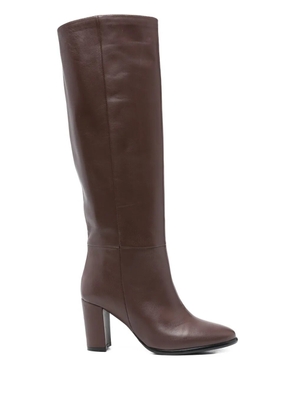 L Arianna knee-high leather boots - Brown