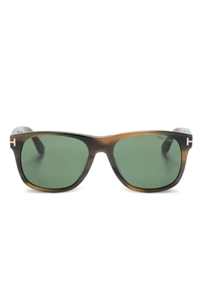 TOM FORD Eyewear Marlon square-frame sunglasses - Brown