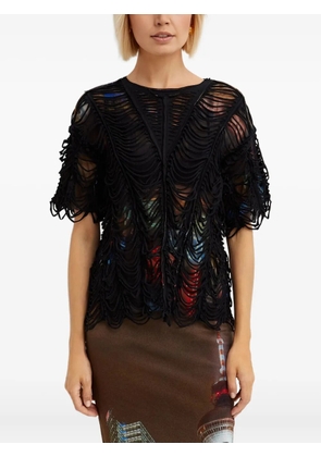 Jean Paul Gaultier double-layered T-shirt - Black