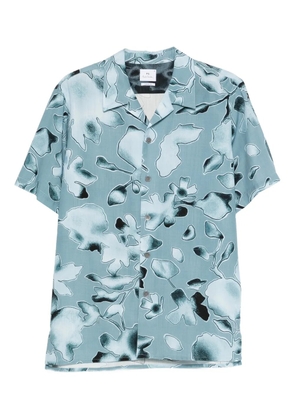 PS Paul Smith floral-print shirt - Blue