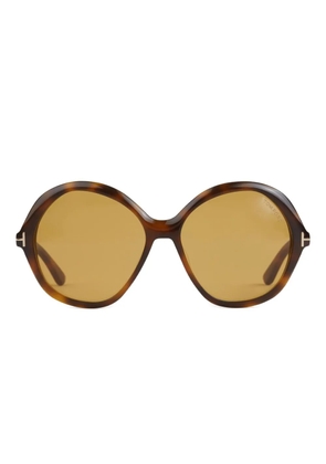TOM FORD Eyewear round-frame sunglasses - Brown