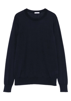Malo long-sleeve crew-neck sweater - Blue