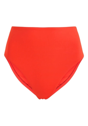 BONDI BORN Poppy high-waist bikini bottoms - Red