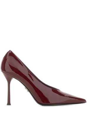Sergio Levantesi 100mm Moderna pointed-toe pumps - Red