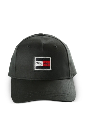 Tommy Hilfiger logo-embroidered baseball cap - Black