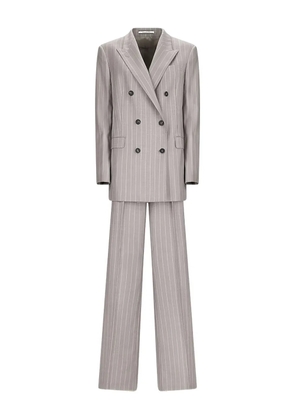 Tagliatore pinstripe double-breasted blazer - Grey