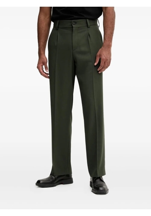 HUGO pleated-front trousers - Green