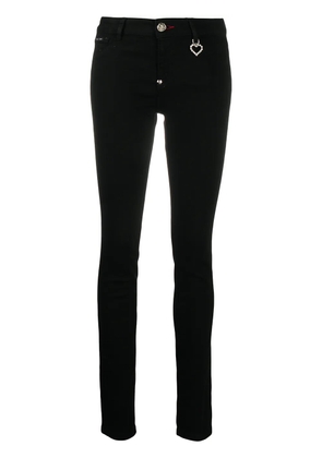 Philipp Plein TM mid-rise skinny jeans - Black