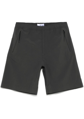 Stone Island logo-embroidered shorts - Grey