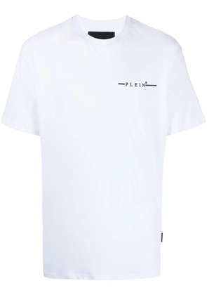 Philipp Plein flocked logo-print T-shirt - White