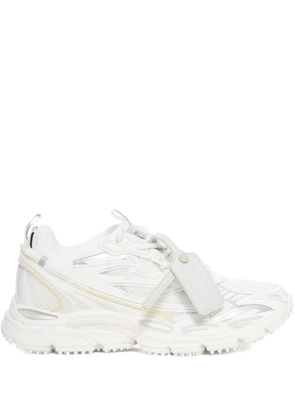 Off-White leather-tag lace-up sneakers