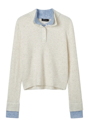 tout a coup ribbed sweater - Neutrals