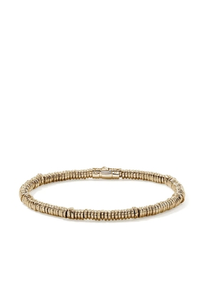 John Hardy 14kt yellow gold Heishi bracelet