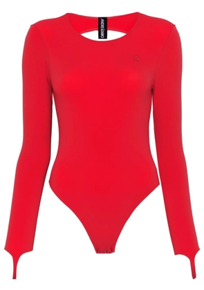 ANDREĀDAMO sculpting jersey bodysuit - Red