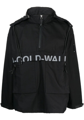 A-COLD-WALL* logo-print hooded jacket - Black