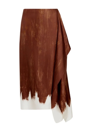 Proenza Schouler Amery midi skirt - Brown