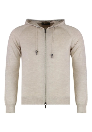 Moorer zip hoodie - Neutrals