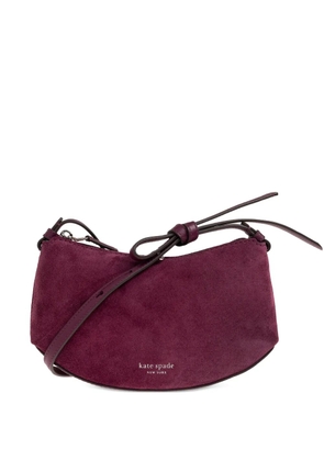 Kate Spade Loop suede crossbody bag - Purple