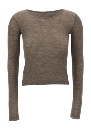 MM6 Maison Margiela wool top - Brown