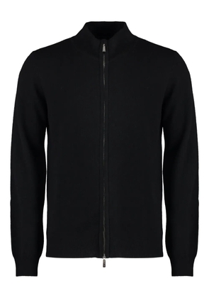 Moorer Urbino zip-front cashmere cardigan - Black
