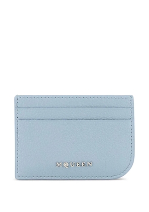 Alexander McQueen leather cardholder - Blue