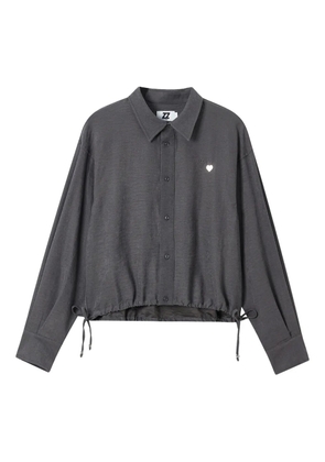 izzue drawstring shirt - Grey