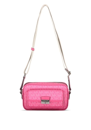 Michael Kors Bradshaw monogram flap shoulder bag - Pink