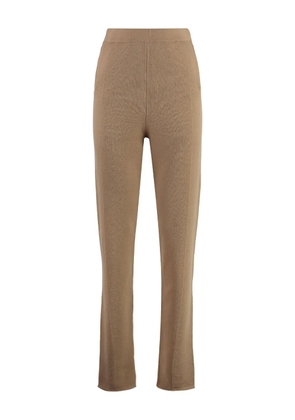 Malo knitted trousers - Neutrals