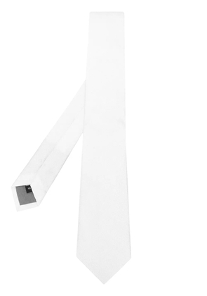 Dell'oglio classic pointed tie - White