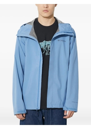 Columbia hooded zip-fastening lightweight jacket - Blue