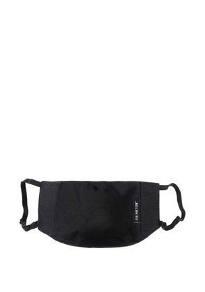ISO.POETISM logo-detail face mask - Black