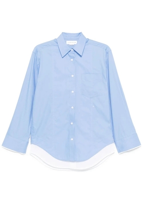 Victoria Beckham double-layer shirt - Blue