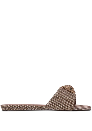 Kurt Geiger London Kensington flat sandals - Brown