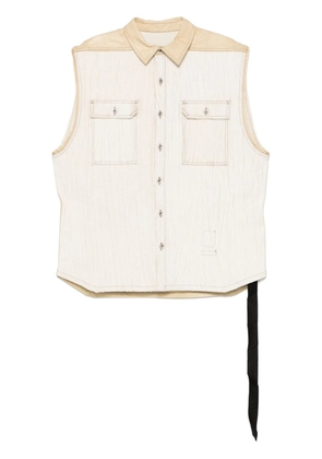 Rick Owens DRKSHDW SL Tommy Jumbo gilet - White