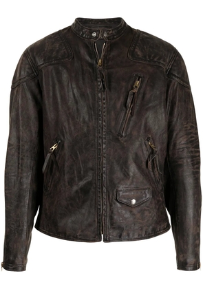 Ralph Lauren RRL Watts biker jacket - Brown