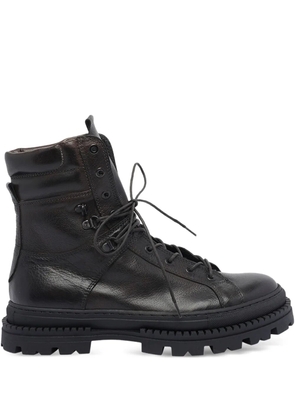 Pawelk's leather boots - Black