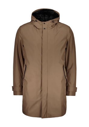 Moorer hooded parka - Brown