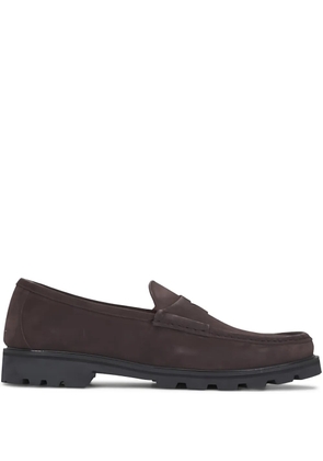 MARTIN DINGMAN Addison round-toe loafers - Brown